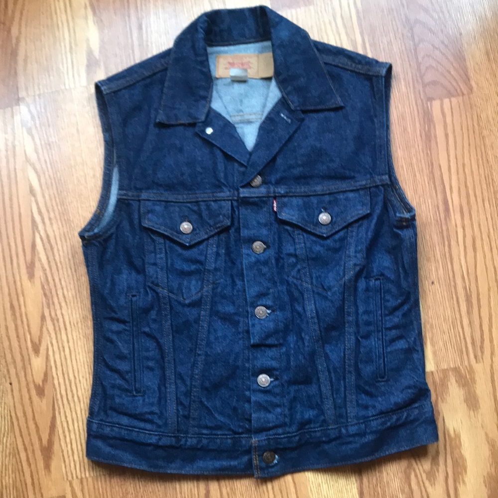 Levi Denim Sleeveless Vest